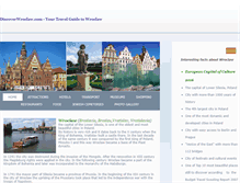 Tablet Screenshot of discoverwroclaw.com